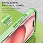 iPhone 15 Plus / 14 Plus Magnetic Case Translucent Matte Anti-Fingerprint Phone Cover - Fluorescent Green