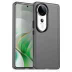 vivo S19 Pro 5G / V40 5G / V40 Pro 5G Case PC+TPU+PET Matte Anti-Drop Phone Back Cover - Black
