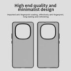 Xiaomi Redmi Note 14 Pro 4G Case PC + TPU + PET Matte Anti-Drop Phone Back Cover - Black