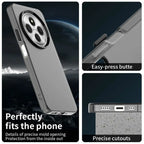 Xiaomi Poco C75 4G / Redmi 14C 4G / 14R 5G / A3 Pro 4G / A4 5G PC+TPU+PET Matte Back Cover - Black