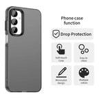 Samsung Galaxy A25 5G (Global) (161.0 x 76.5 x 8.3mm) Case Matte Anti-Drop Phone Back Cover - Black