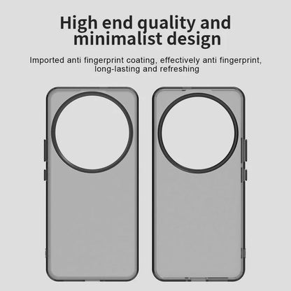 Xiaomi 14 Ultra Case PC+TPU+PET Matte Anti-Drop Phone Back Cover - Black