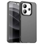 Xiaomi Redmi Note 14 4G (163.25mm) Case PC + TPU + PET Matte Anti-Drop Phone Back Cover - Black
