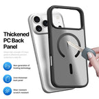 DUX DUCIS Yind Series For iPhone 17 Pro Case TPU + PC Matte Phone Cover Compatible with MagSafe - Black