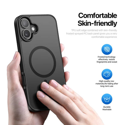DUX DUCIS For iPhone 17 Case  Yind Series PC+TPU Phone Cover Compatible with MagSafe - Black