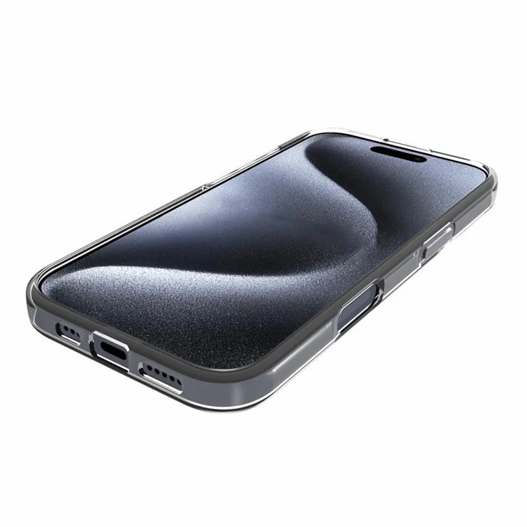 iPhone 16 Pro Case Watermark-Free Anti-Scratch Clear TPU Phone Cover