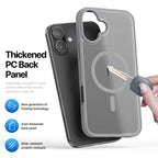 DUX DUCIS For iPhone 17 Case Yind Series PC+TPU Phone Cover Compatible with MagSafe - Grey