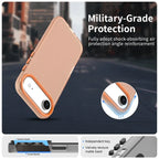 iPhone Air Case PC + TPU + PET Matte Anti-Drop Phone Back Cover - Orange