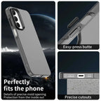 Samsung Galaxy A25 5G (Global) (161.0 x 76.5 x 8.3mm) Case Matte Anti-Drop Phone Back Cover - Black