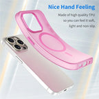 iPhone 16 Pro Max Case Compatible with MagSafe TPU + PC Slim Matte Translucent Phone Cover - Pink