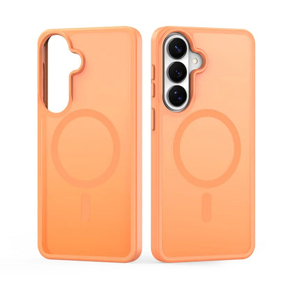 DUX DUCIS For Samsung Galaxy S26+ Magnetic Case  Yind Series PC+TPU Phone Cover - Orange