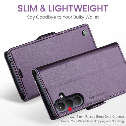 CASEME For Samsung Galaxy S26+ Case  023 Series RFID Blocking Glossy Stand Phone Cover - Purple