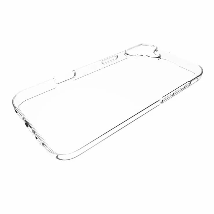 iPhone 16 Plus Phone Cover Non-Slip TPU Watermark-Free Glossy Clear Case