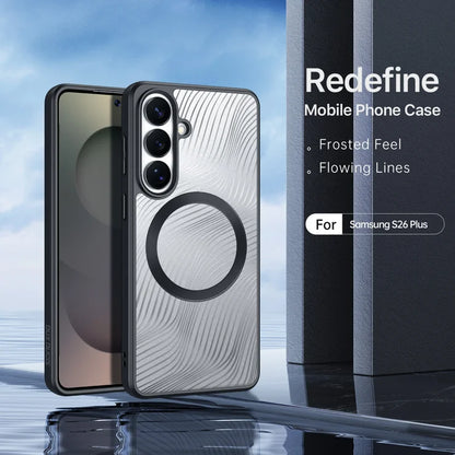 DUX DUCIS For Samsung Galaxy S26+ Magnetic Case  Aimo Series PC+TPU Slim Cover (REACH Certification) - Black