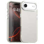 For iPhone Air Case PC + TPU + PET Matte Anti-Drop Phone Back Cover - White