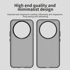 Honor X9d 5G / X70 5G Case PC + TPU + PET Matte Anti-Drop Phone Back Cover - Black