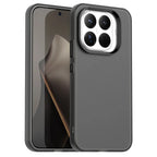 Xiaomi 15T Pro Case PC + TPU + PET Matte Anti-Drop Phone Back Cover - Black
