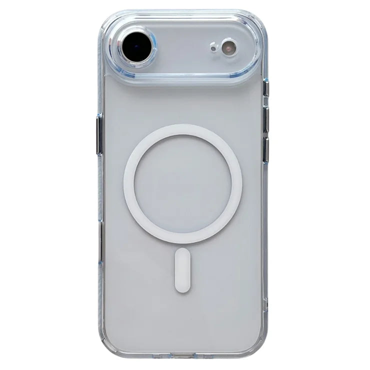iPhone Air Magnetic Clear Case PC +TPU Hybrid Phone Cover Compatible with MagSafe