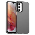 Samsung Galaxy A16 5G / A16 4G Case PC+TPU+PET Matte Anti-Drop Phone Back Cover - Black