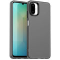 Samsung Galaxy F06 5G / M06 5G Case PC + TPU + PET Matte Anti-Drop Phone Back Cover - Black