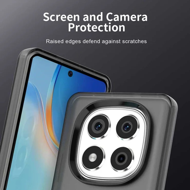 Xiaomi Redmi Note 14 Pro 4G Case PC + TPU + PET Matte Anti-Drop Phone Back Cover - Black