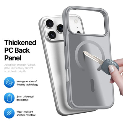 DUX DUCIS Yind Series For iPhone 17 Pro Case TPU + PC Matte Phone Cover Compatible with MagSafe - Grey