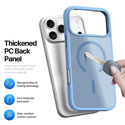 DUX DUCIS Yind Series For iPhone 17 Pro Case TPU + PC Matte Phone Cover Compatible with MagSafe - Baby Blue