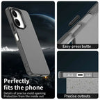 Xiaomi Poco M6 5G / C65 4G / Redmi 13R 5G / 13C 5G / 13C 4G Phone Back Cover - Black