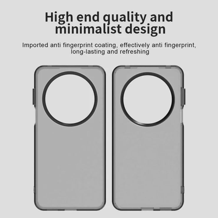 Huawei Mate 70 Pro / 70 Pro+ Case PC+TPU+PET Matte Anti-Drop Phone Back Cover - Black