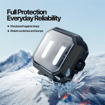 DUX DUCIS SECE Series For Samsung Galaxy Buds4 / Buds4 Pro Case Shockproof PC + TPU Earphone Cover with Metal Hook - Black