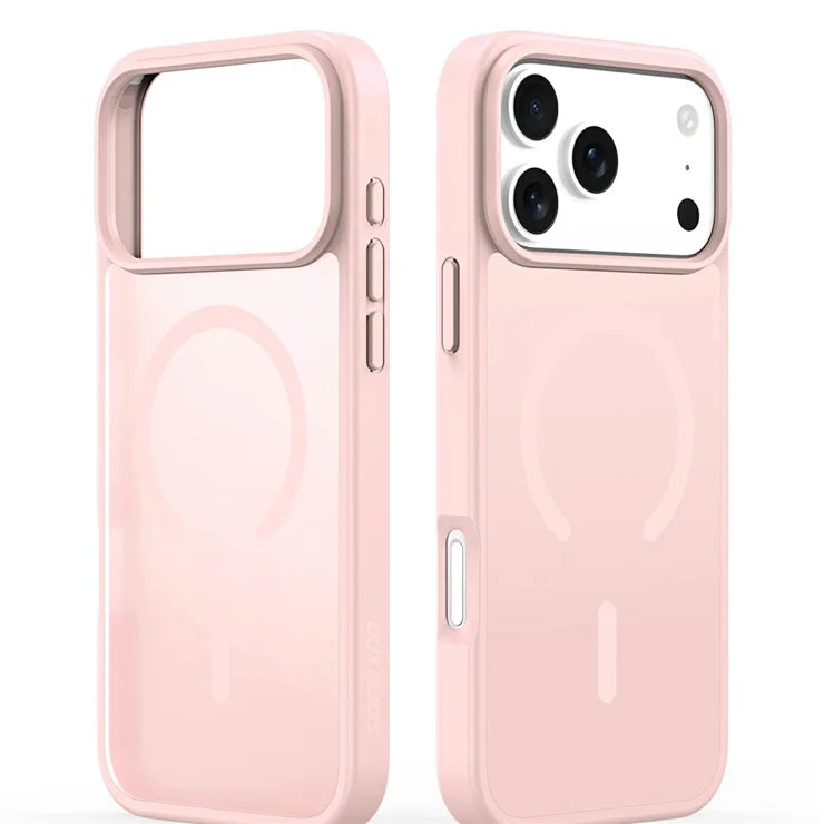 DUX DUCIS Yind Series For iPhone 17 Pro Max Case TPU + PC Matte Phone Cover Compatible with MagSafe - Light Pink