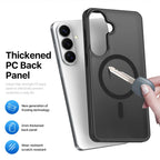 DUX DUCIS For Samsung Galaxy S26 Magnetic Case Yind Series PC+TPU Phone Cover - Black