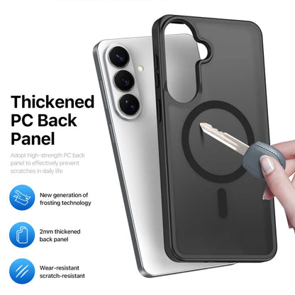 DUX DUCIS For Samsung Galaxy S26 Magnetic Case  Yind Series PC+TPU Phone Cover - Black