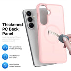 DUX DUCIS For Samsung Galaxy S26+ Magnetic Case Yind Series PC+TPU Phone Cover - Light Pink