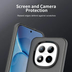 Xiaomi Poco M8 Pro 5G / Redmi Note 15 Pro+ 5G (Global) Case PC + TPU + PET Matte Anti-Drop Phone Back Cover - Black