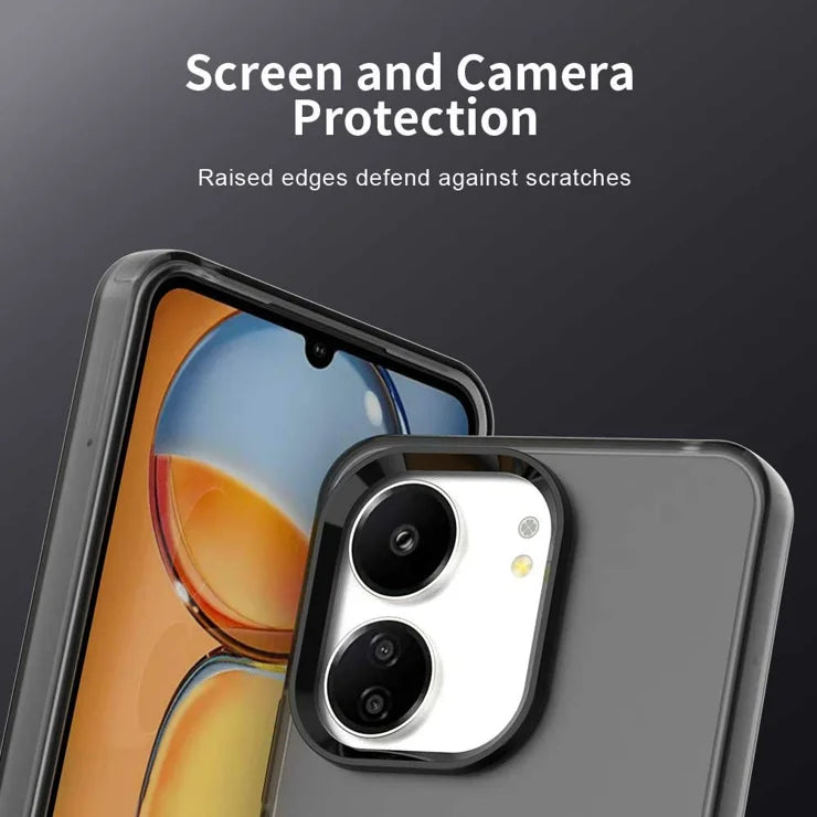 Xiaomi Poco M6 5G / C65 4G / Redmi 13R 5G / 13C 5G / 13C 4G Phone Back Cover - Black