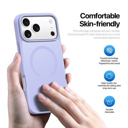 DUX DUCIS Yind Series For iPhone 17 Pro Case TPU + PC Matte Phone Cover Compatible with MagSafe - Light Purple
