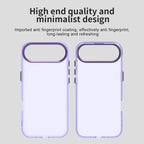 iPhone Air Case PC + TPU + PET Matte Anti-Drop Phone Back Cover - Purple