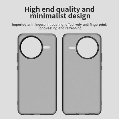 Xiaomi Poco F7 Ultra 5G / Redmi K80 Pro 5G Case PC+TPU+PET Matte Anti-Drop Phone Back Cover - Black