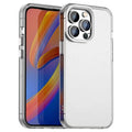 iPhone 14 Pro Case PC+TPU+PET Matte Anti-Drop Phone Back Cover - White