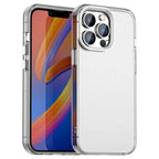 iPhone 13 Pro Case PC+TPU+PET Matte Anti-Drop Phone Back Cover - White