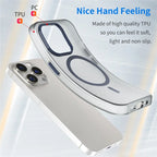 Magnetic Case for iPhone 14 Pro Max Compatible with MagSafe Translucent Matte Back Cover - Dark Blue