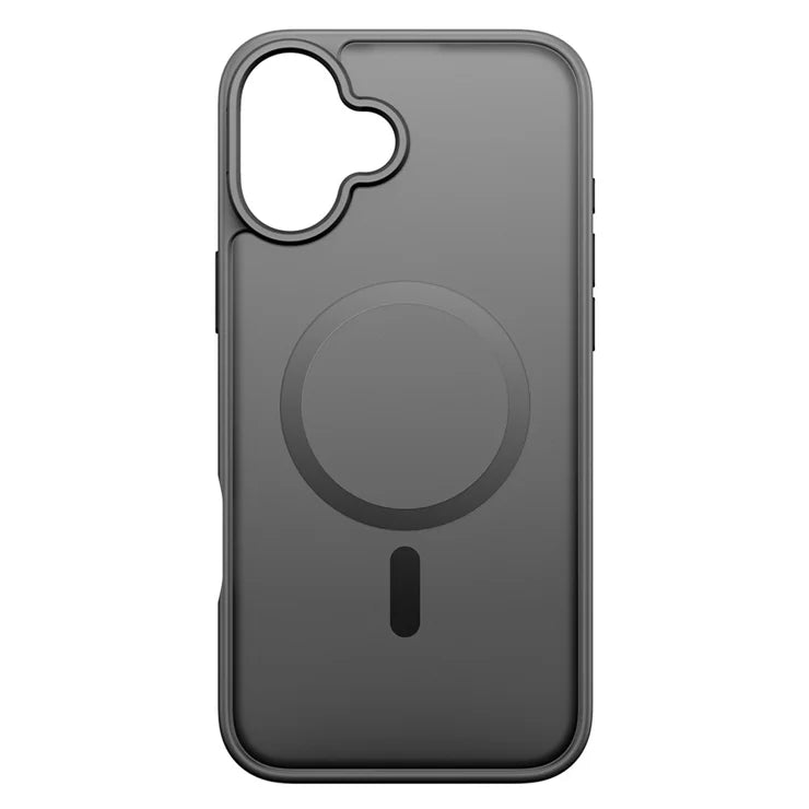 DUX DUCIS Yind Series For iPhone 16 Matte Case Compatible with MagSafe PC+TPU Phone Cover - Black