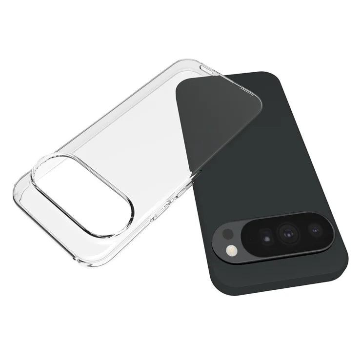 For Google Pixel 11 Pro XL Case Watermark Resistant TPU Phone Back Cover - Transparent