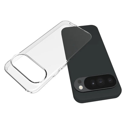 For Google Pixel 11 Pro XL Case Watermark Resistant TPU Phone Back Cover - Transparent