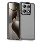 Xiaomi 14T Case PC+TPU+PET Matte Anti-Drop Phone Back Cover - Black