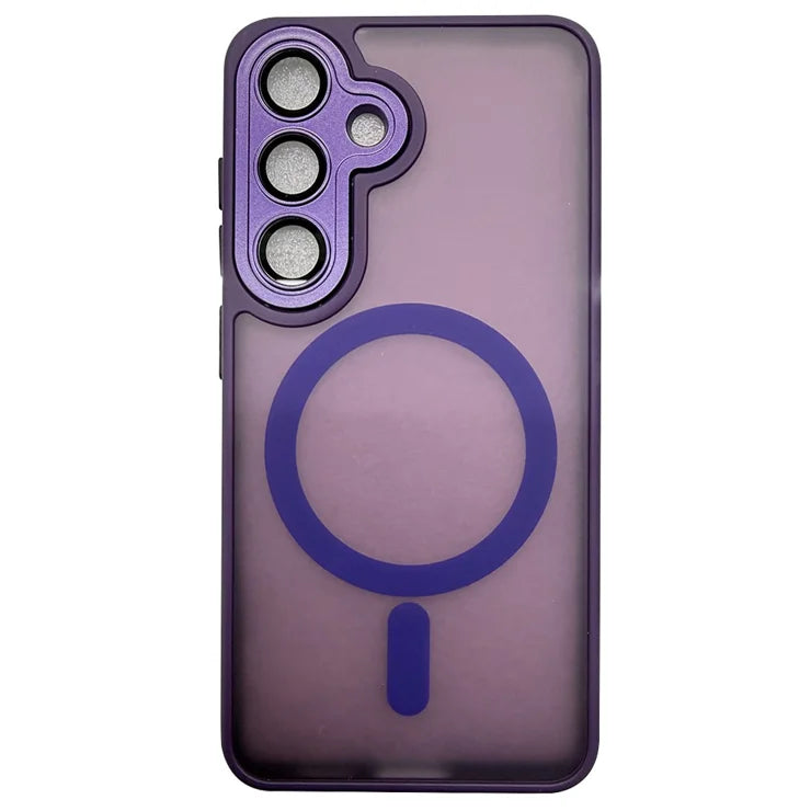 Samsung Galaxy S26+ Case Compatible with MagSafe Skin-Touch PC + TPU Phone Cover - Purple