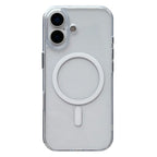 iPhone 17 Magnetic Clear Case PC + TPU Hybrid Phone Cover Compatible with MagSafe