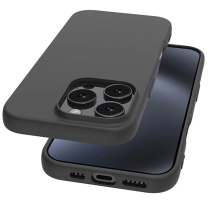 For iPhone 16 Pro Max Case Matte Anti-Scratch Soft TPU Slim Phone Cover