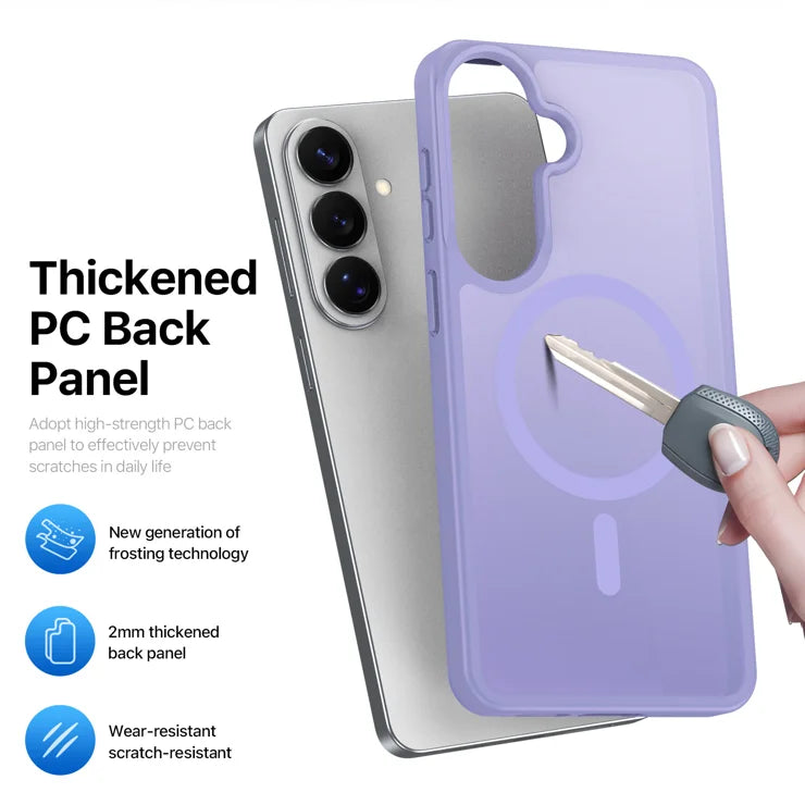 DUX DUCIS For Samsung Galaxy S26+ Magnetic Case  Yind Series PC+TPU Phone Cover - Light Purple